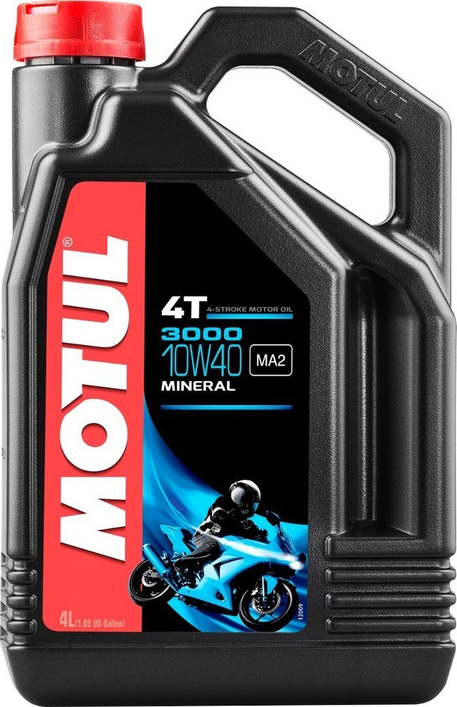 MOTUL 3000 4T 10W40 モーター オイル 4 リットル