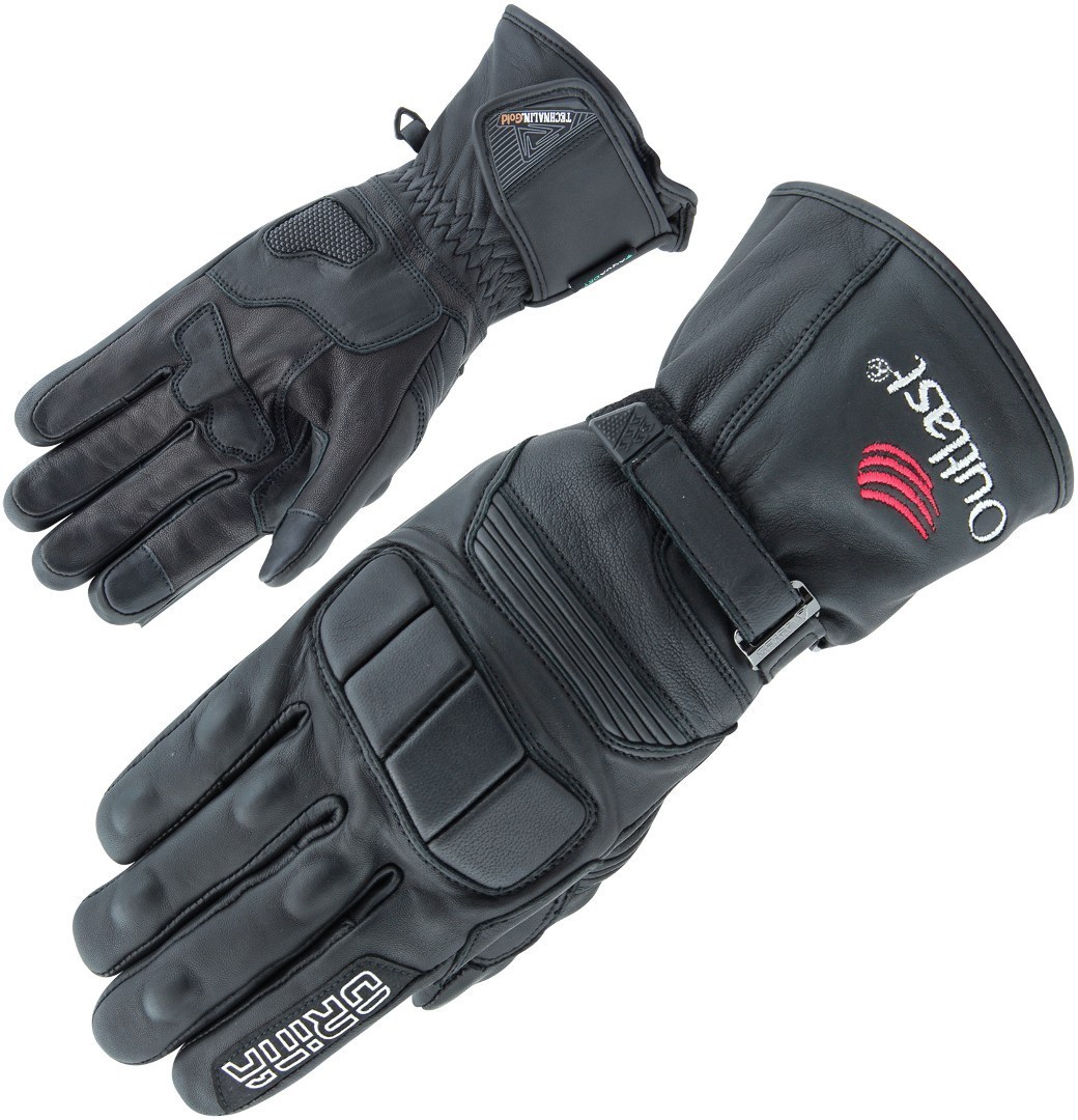Orina Dexter wasserdichte Motorradhandschuhe, schwarz, Größe M L, schwarz, Größe M L