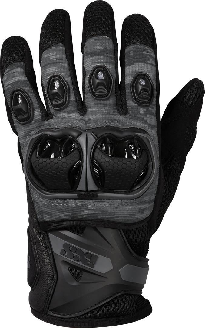 IXS LT Montevideo Air S Motocross Gloves, black-grey, Size L, black-grey, Size L