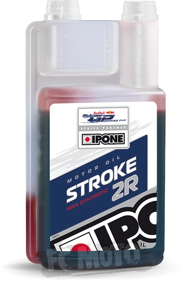 Ipone Racing Stroke 2R 1 L 100% Synthetisches  Ester 2-T Mischöl für Motocross
