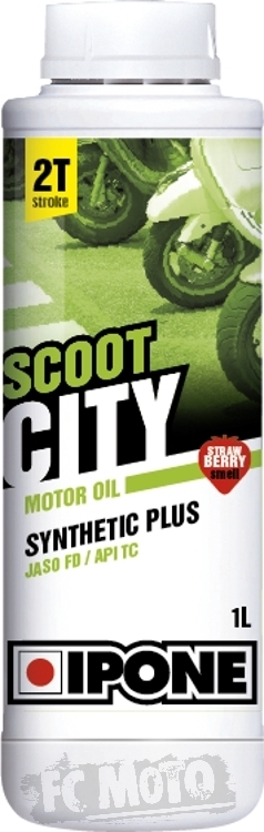 IPONE Scoot City Моторное масло 1 литр клубники