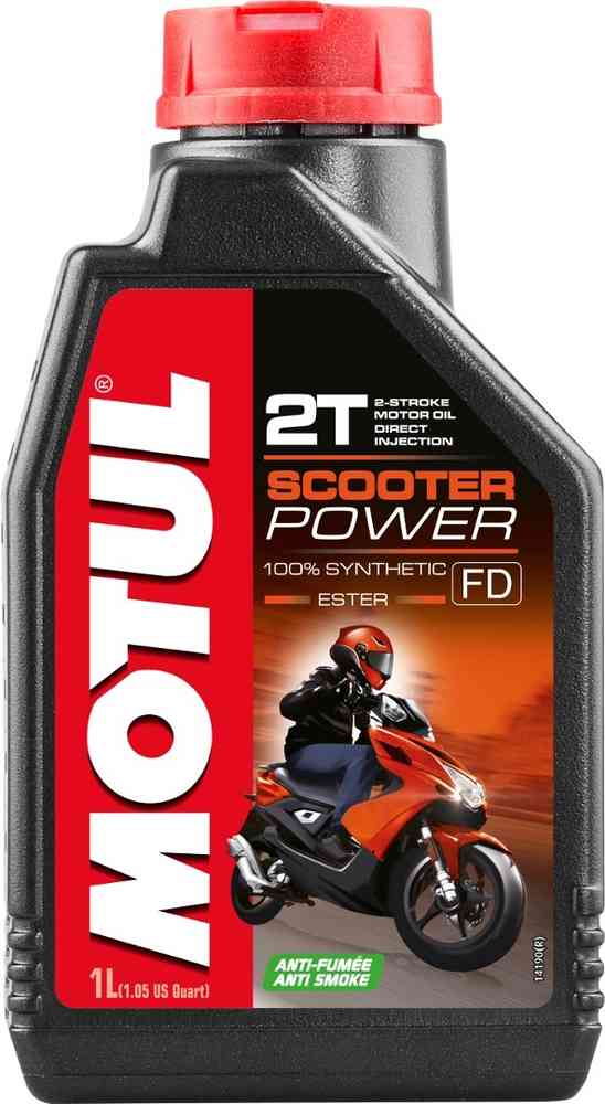 MOTUL Scooter Power 2T Moottori öljy 1 litra
