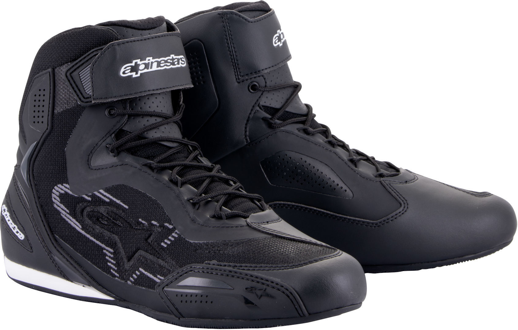 Alpinestars Faster 3 Rideknit Обувь для мотоциклов Черный/Темно-серый 14 (48) 