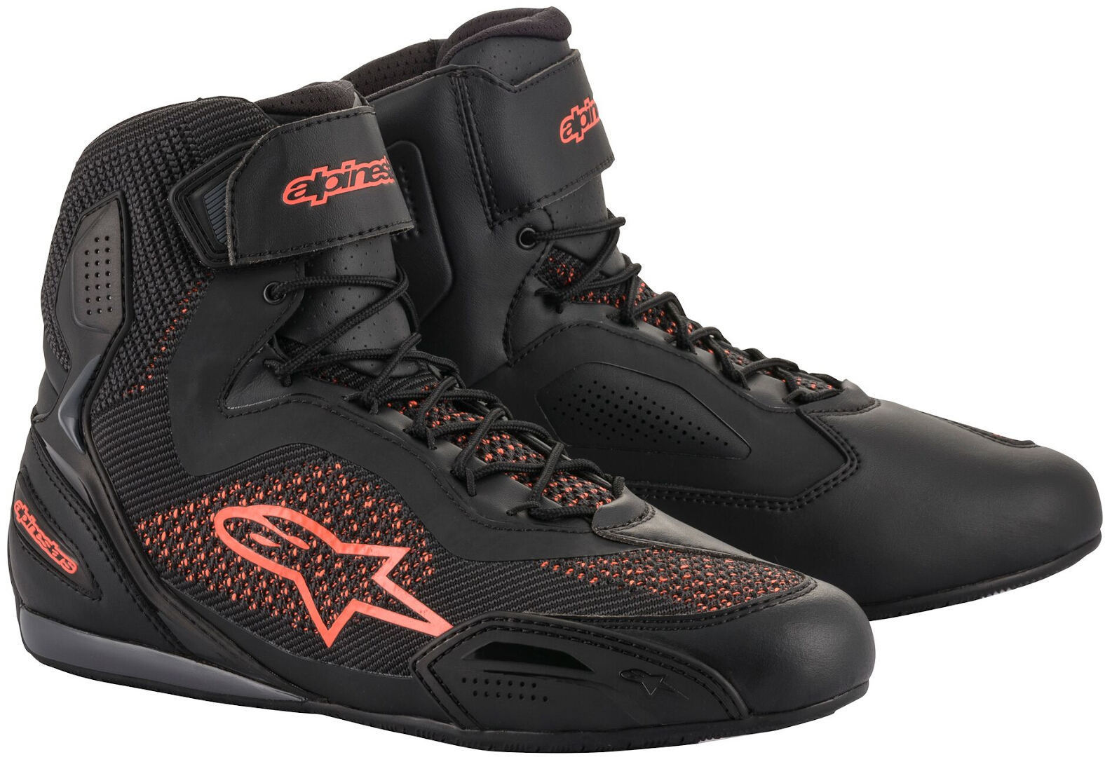 Alpinestars Faster 3 Rideknit Обувь для мотоциклов Черный/Красный 6 (38) 