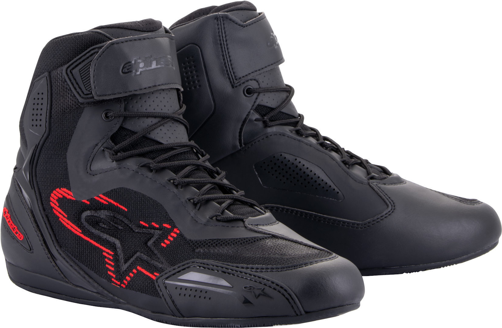 Alpinestars Faster 3 Rideknit Обувь для мотоциклов Черный/Серый/Красный 8 (40.5) 