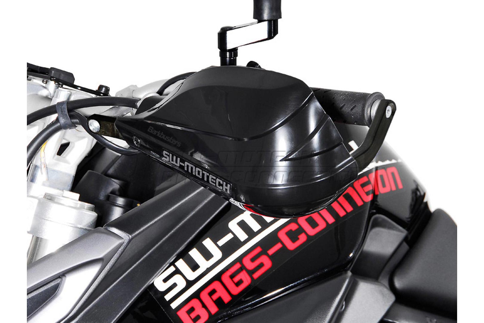 Sw-Motech Unisex Black Bbstorm Handguard Kit - Triumph Tiger 800/1200.