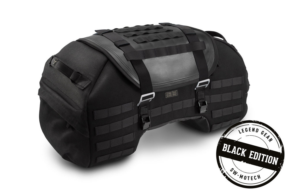 SW-Motech Legend Gear bolsa trasera LR2 - Edición Negra - 48 l. A prueba de salpicaduras.