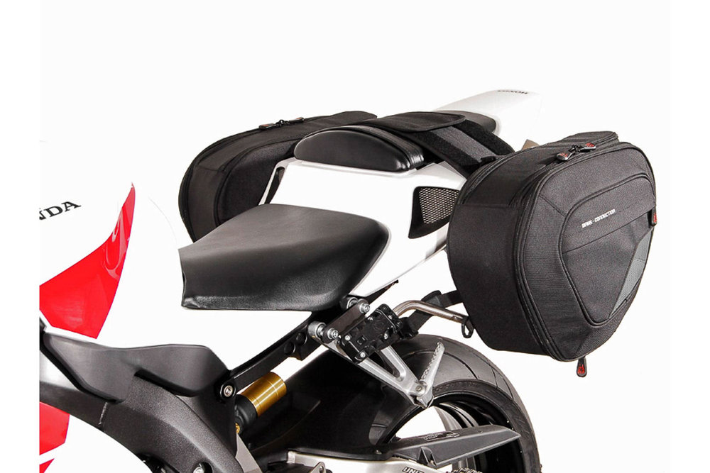 SW-Motech BLAZE H 鞍袋套装 - 黑色/灰色。本田CBR1000RR火刀（04-07）。