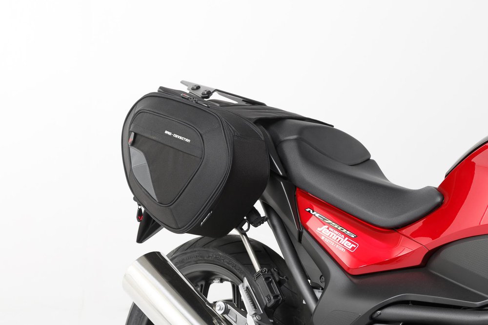 SW-Motech BLAZE saddlebag set - Black/Grey. Honda NC700 (11-14) / NC750 (14-).