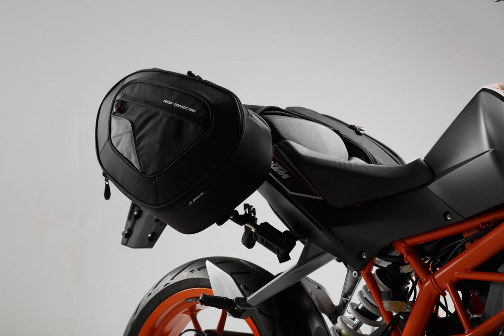 SW-Motech BLAZE H saddlebag set - Black/Grey. KTM Duke 125/390 (-16), 200 (11-).