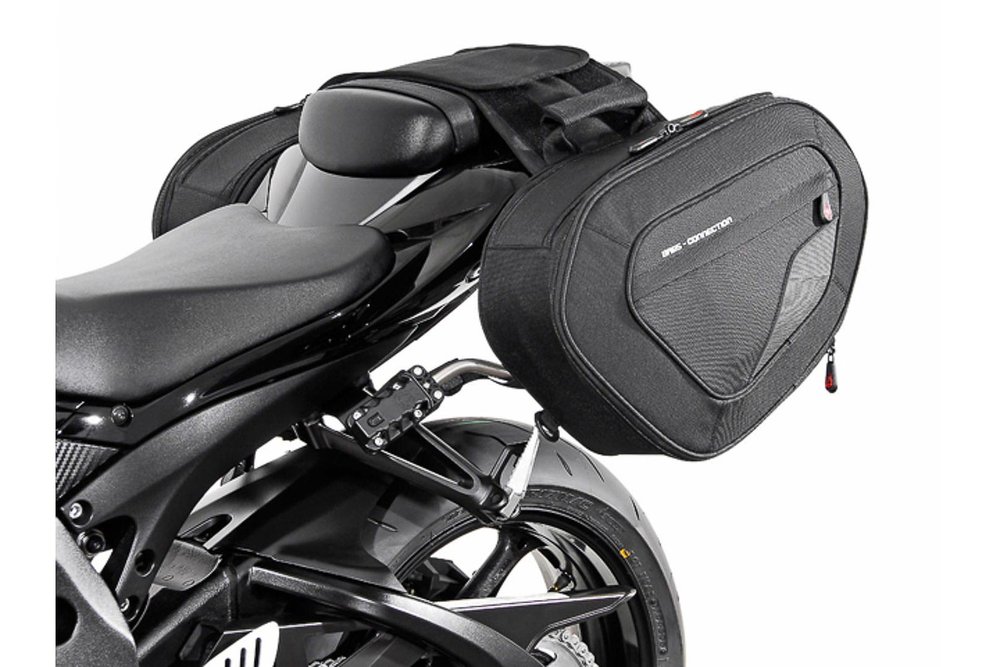 SW-Motech BLAZE saddlebag set - Black/Grey. Suzuki GSX-R600 / GSX-R750 (05-10).