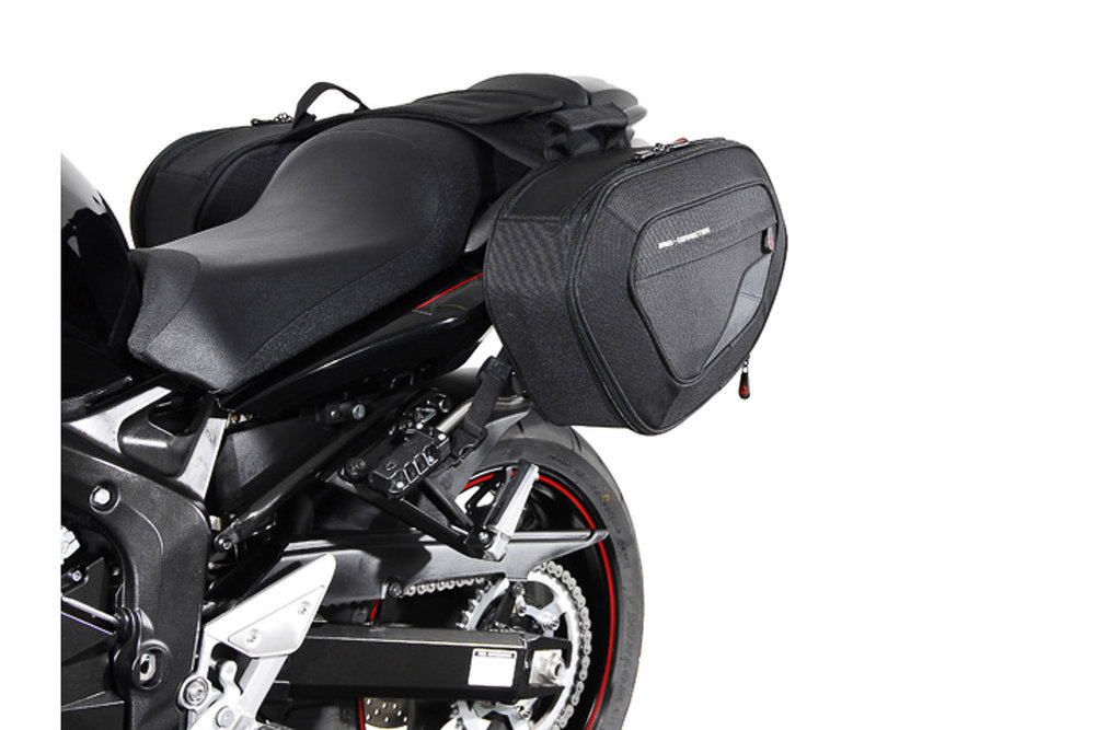 SW-Motech Set de alforjas BLAZE - Negro/Gris. Yamaha FZ6N / Fazer (06-10).