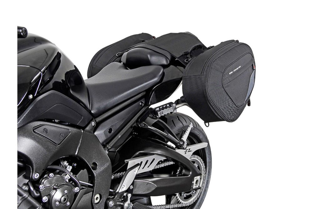 SW-Motech BLAZE saddlebag set - Black/Grey. Yamaha FZ1, FZ1 Fazer/ FZ8, FZ8 Fazer.