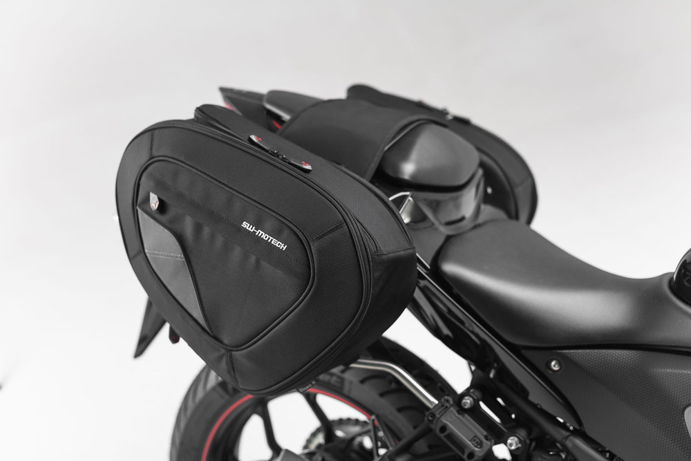 SW-Motech BLAZE H saddlebag sett - svart/ grå. Yamaha YZF-R3 (15-).
