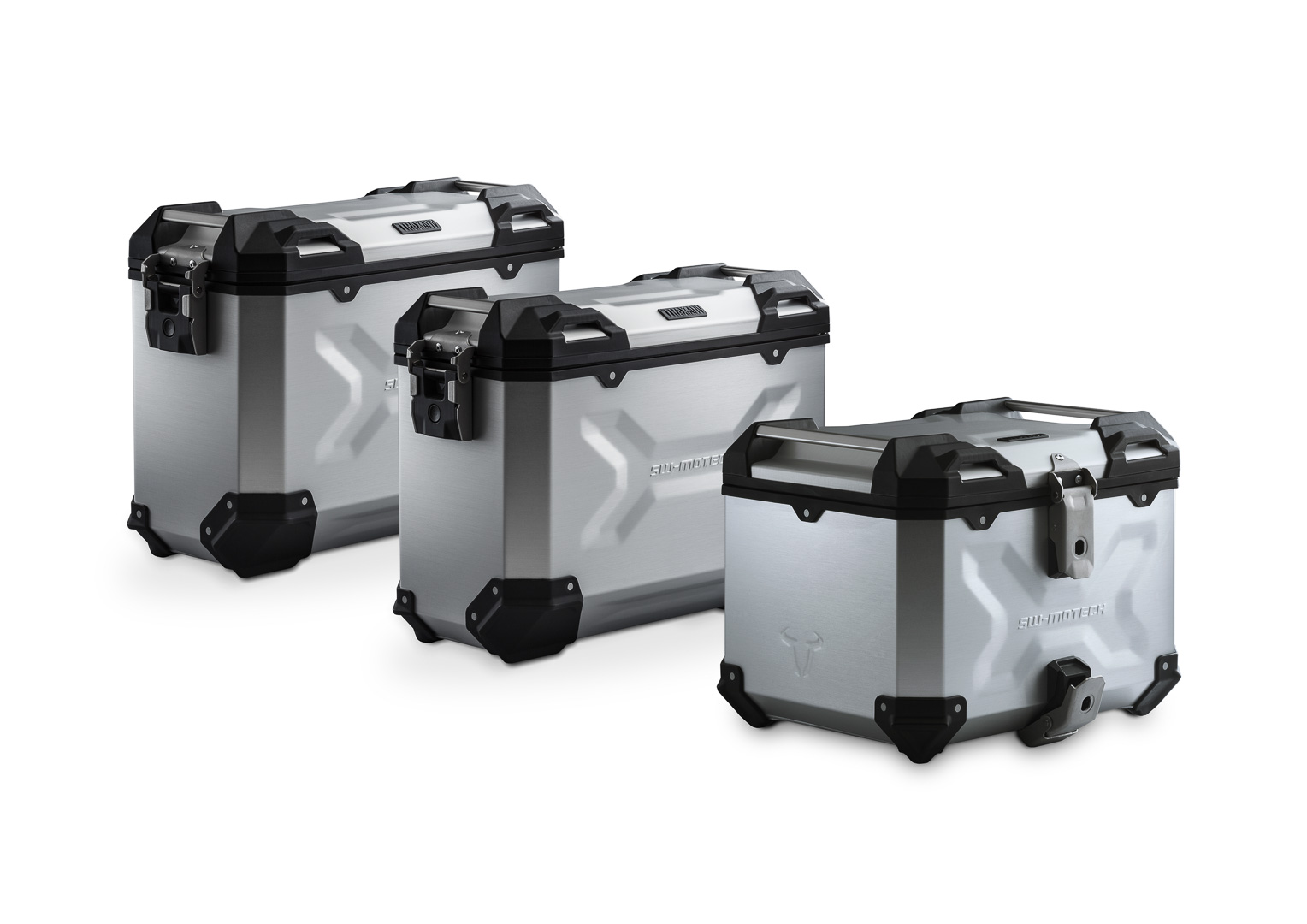 SW-Motech Adventure-Set Gepäck - Silbern. BMW R 1200/1250 GS LC Adv (12-)., grau-silber, grau-silber