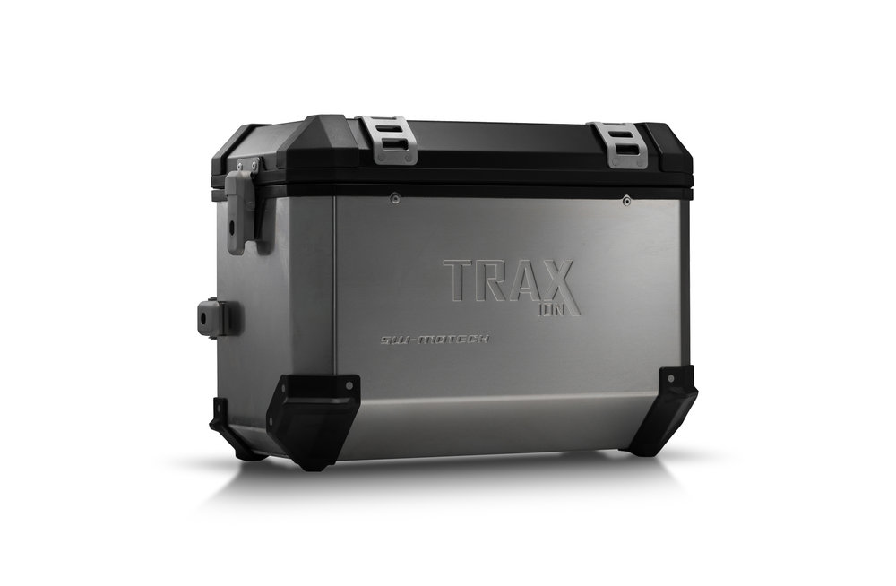 SW-Motech TRAX ION L - Zijkoffer. Aluminium. 45 l. Juist. Zilveren.