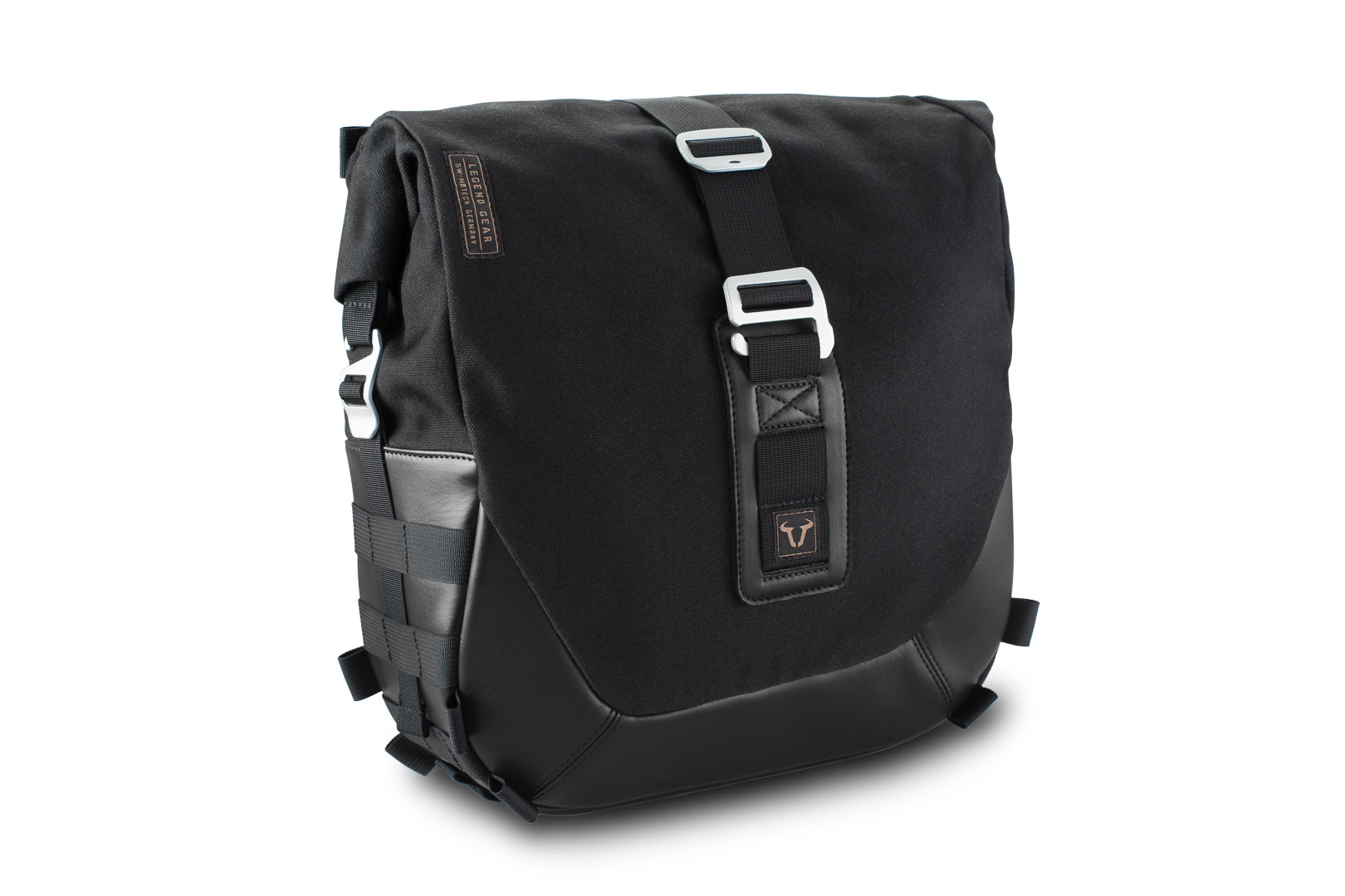 SW-Motech Legend Gear Seitentasche LC2 - Black Edition - 13,5 l. Für SLC Seitenträger links., schwarz, schwarz