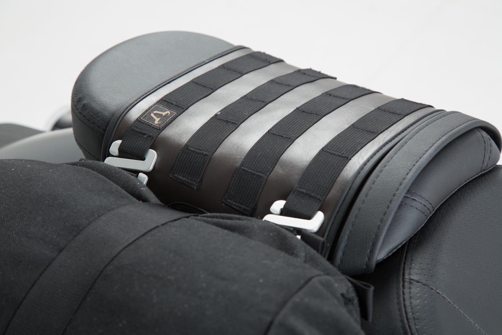 Side view of SW-Motech Legend Gear saddle bag set LS - Left LS1 (9.8 l) / Right LS2 (13.5 l) incl. SLS., black