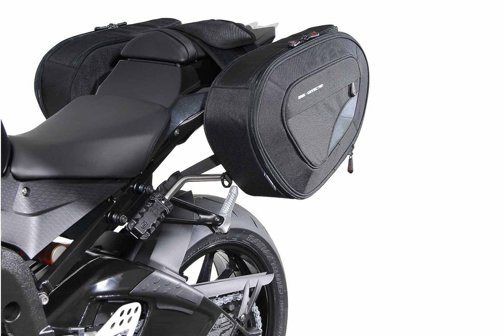 SW-Motech BLAZE H saddlebag sett - svart/ grå. BMW S 1000 RR (15-).