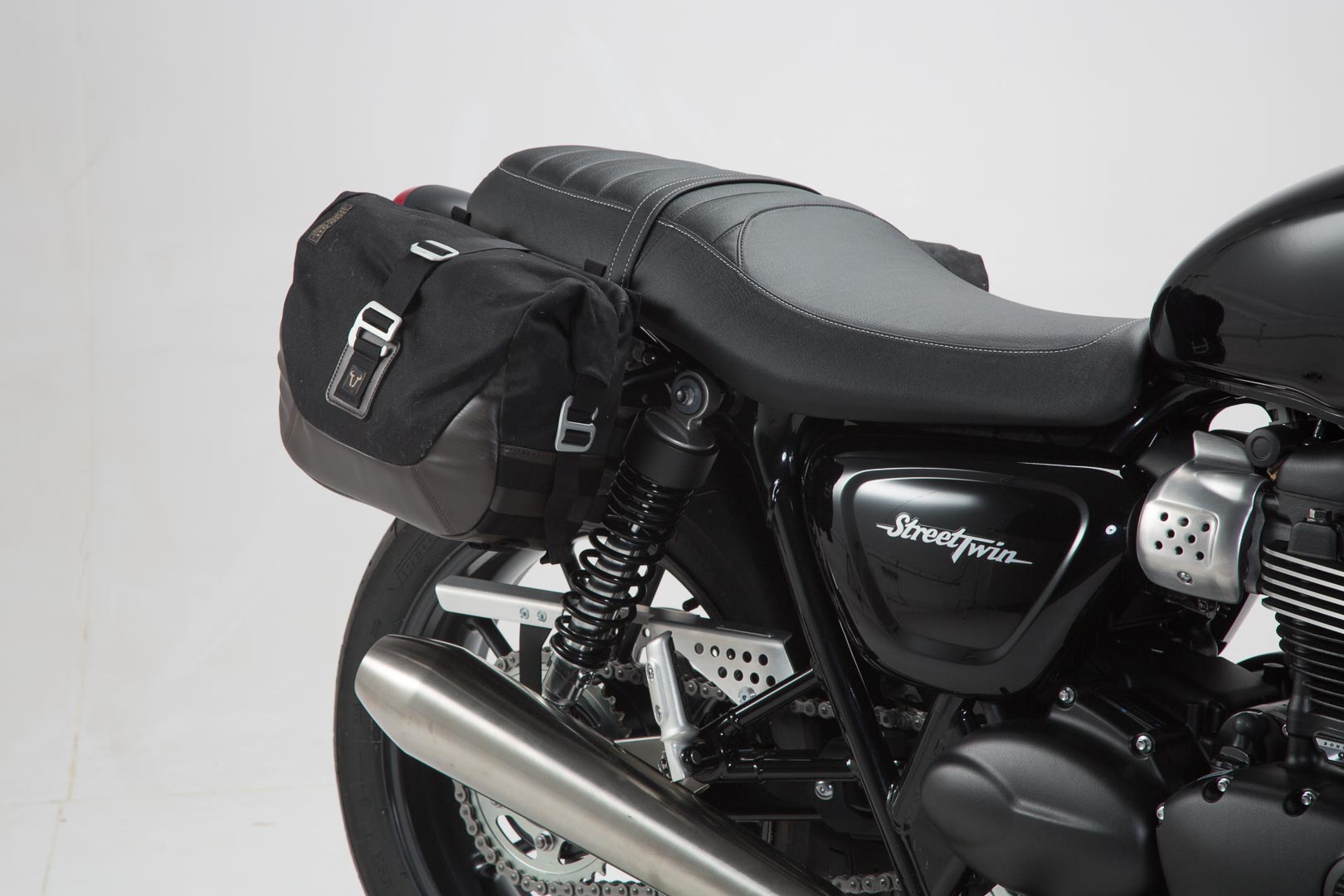 Tasche Seitenverkleidung Links Triumph A9518209 Oliv Braun Street Twin /