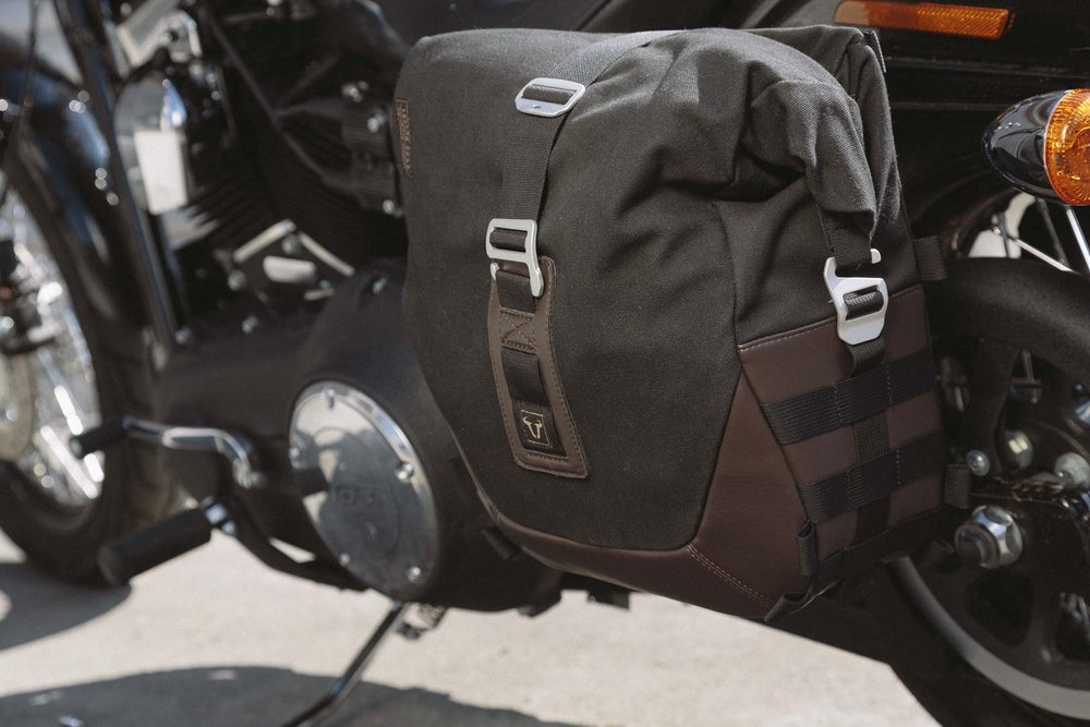 hasta 2017 bolsa Pack Buffalo Bag Bolsa sillín izquierda 12l Harley Dyna Low Rider S 