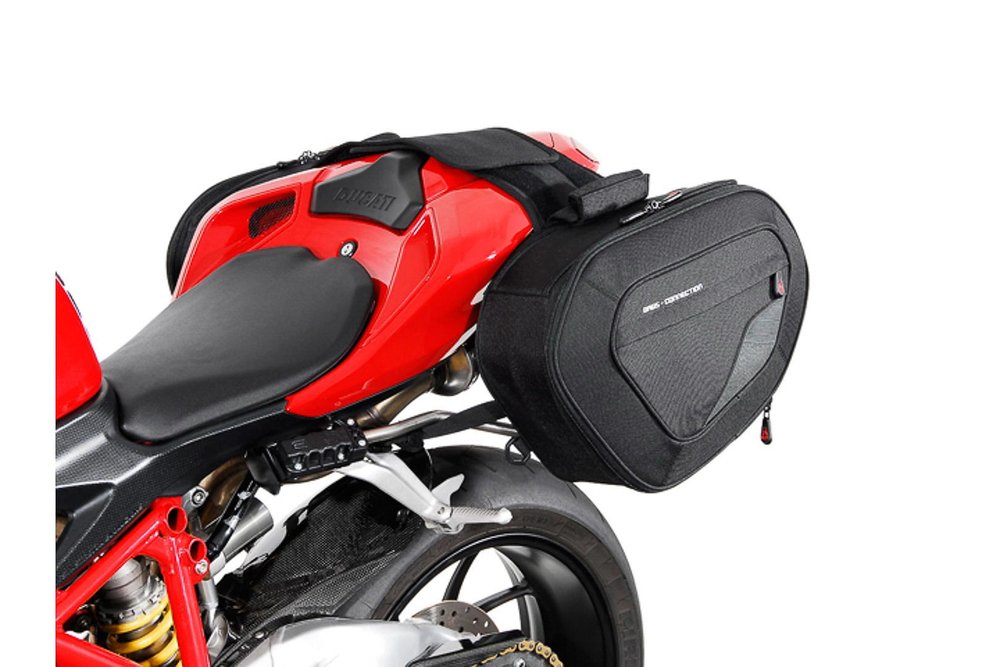 SW-Motech BLAZE saddlebag sett - Svart/Grå.Superbike 848(-13) 1098(-09) 1198(-12).