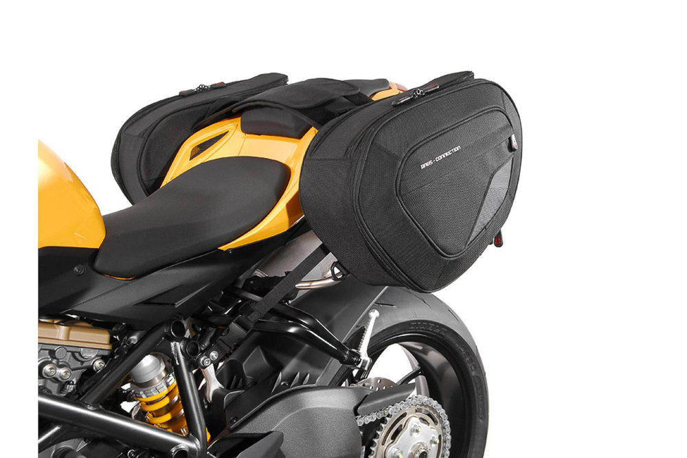 SW-Motech BLAZE H saddlebag set - Black/Grey. Ducati 848 Streetfighter (11-).