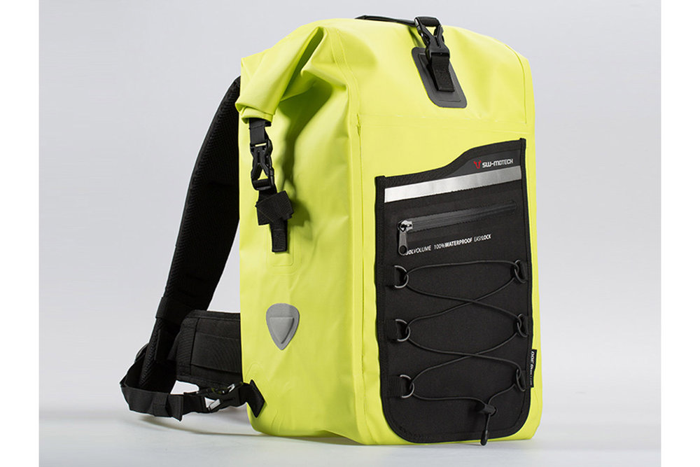 SW-Motech 干燥袋 300 背包 - 30 升，信号黄色。防水。