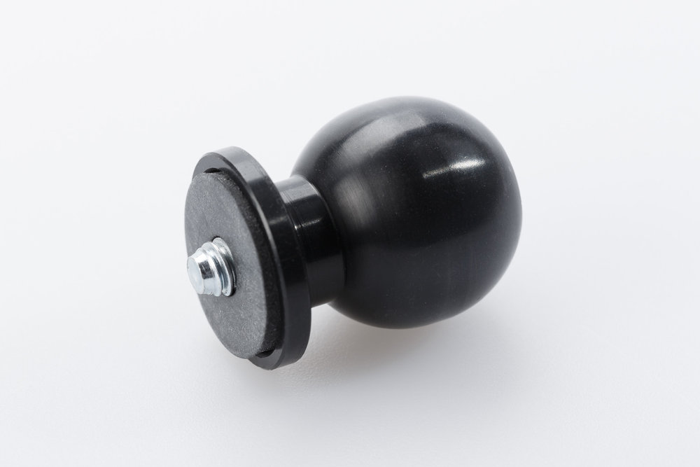 SW-Motech 1" ball for camera mount - For RAM arm. Camera thread. Black.