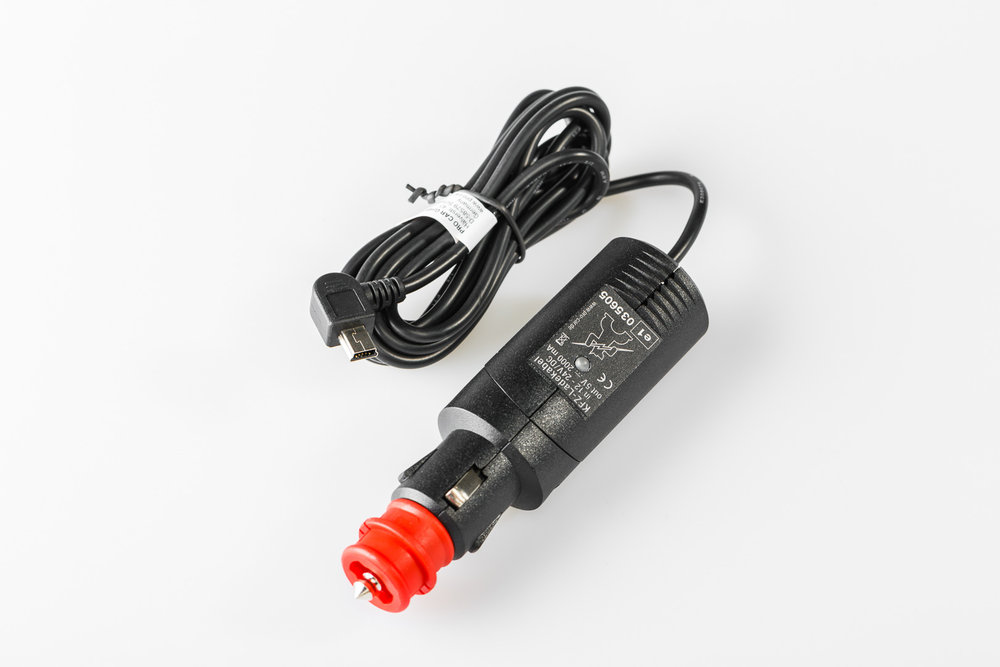 SW-Motech Mini cable de carga USB - Para 12V DIN y toma de encendedor de cigarrillos. 2000 mA.