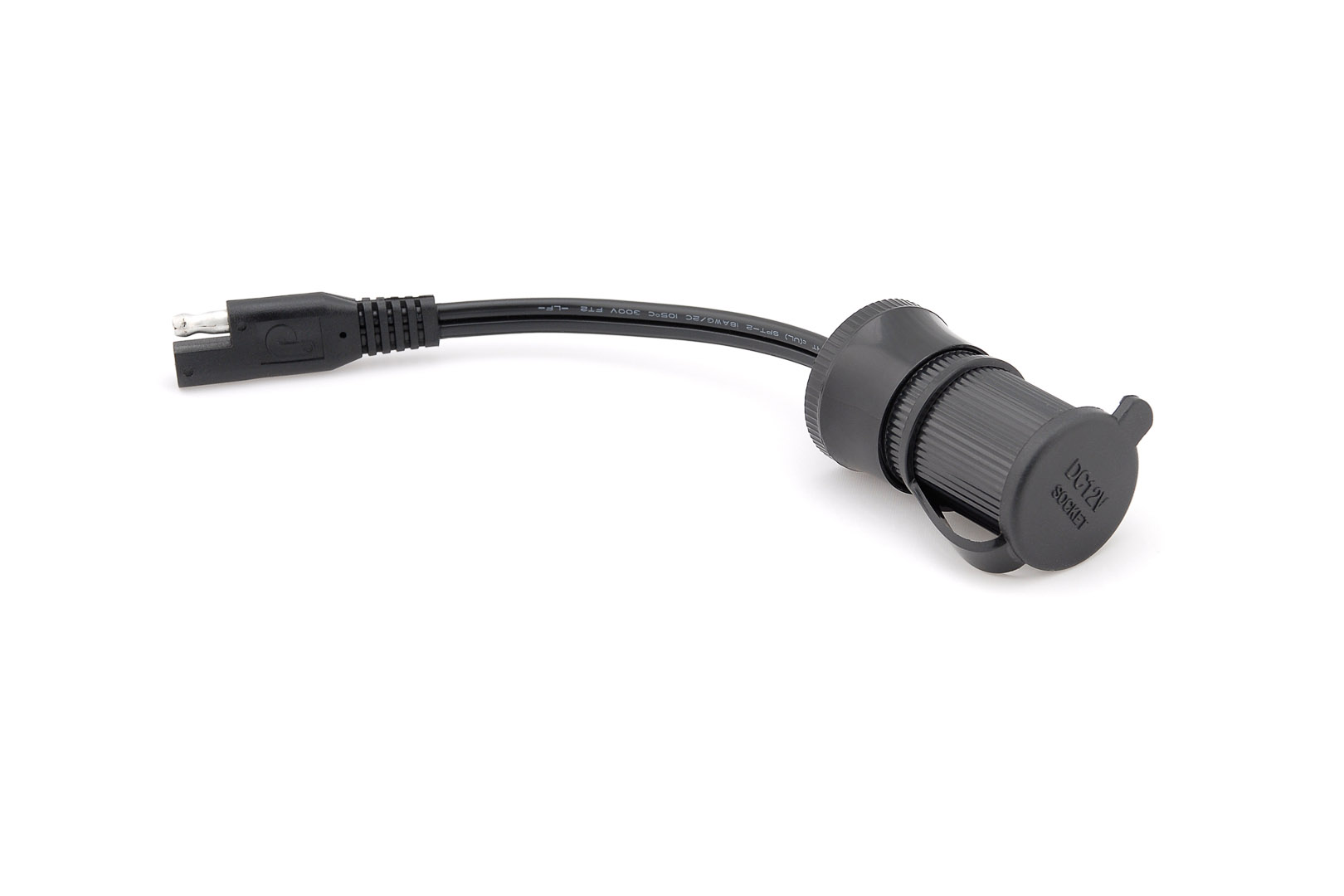 SW-Motech Extrémité étanche. Câble 10 cm. 12 V. - Extrémité étanche. Câble 10 cm. 12 V., noir