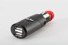 Preview image for SW-Motech Double USB power port with universal plug - For 12V DIN / cigarette lighter socket. 2x2100 mA.