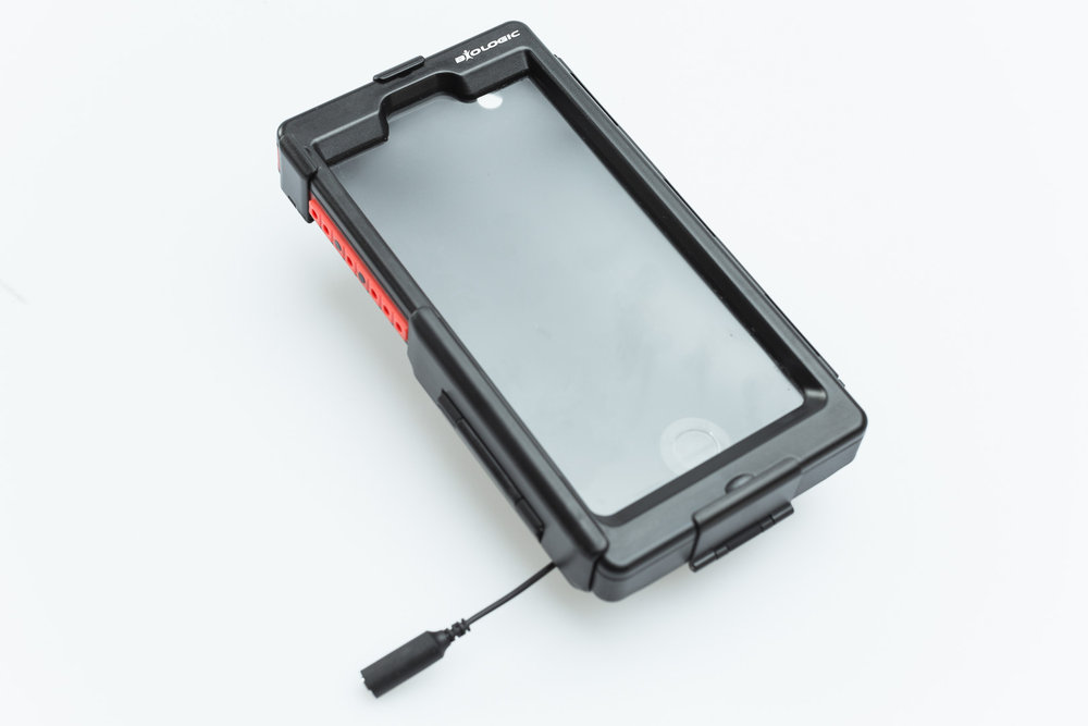 SW-Motech Hardcase para iPhone 6/6s Plus - Splashproof. Negro. Para montaje GPS.
