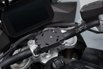 SW-Motech GPS mount for handlebar - Black. BMW models.