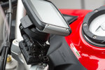 SW-Motech GPS mount voor stuur - Zwart. Ducati Multistrada 1200/ 950/ 1260/ V2.