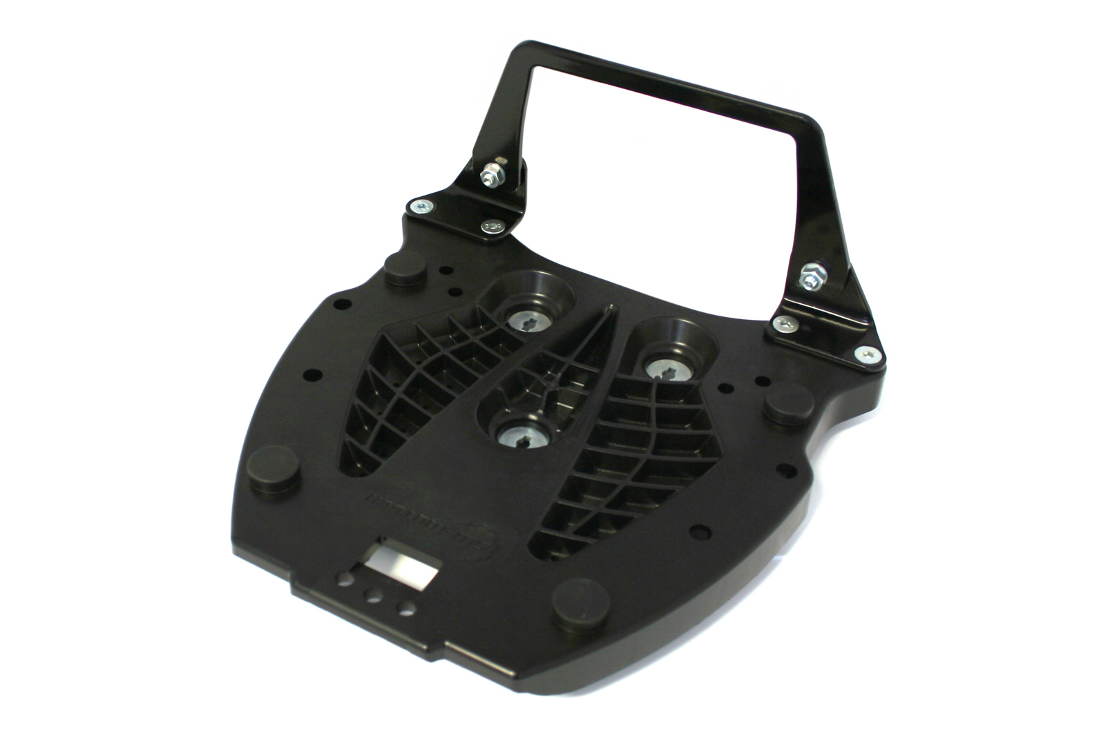 SW-Motech Adapterplatte für ALU-RACK Gepäckträger - Für Hepco & Becker. Schwarz., schwarz