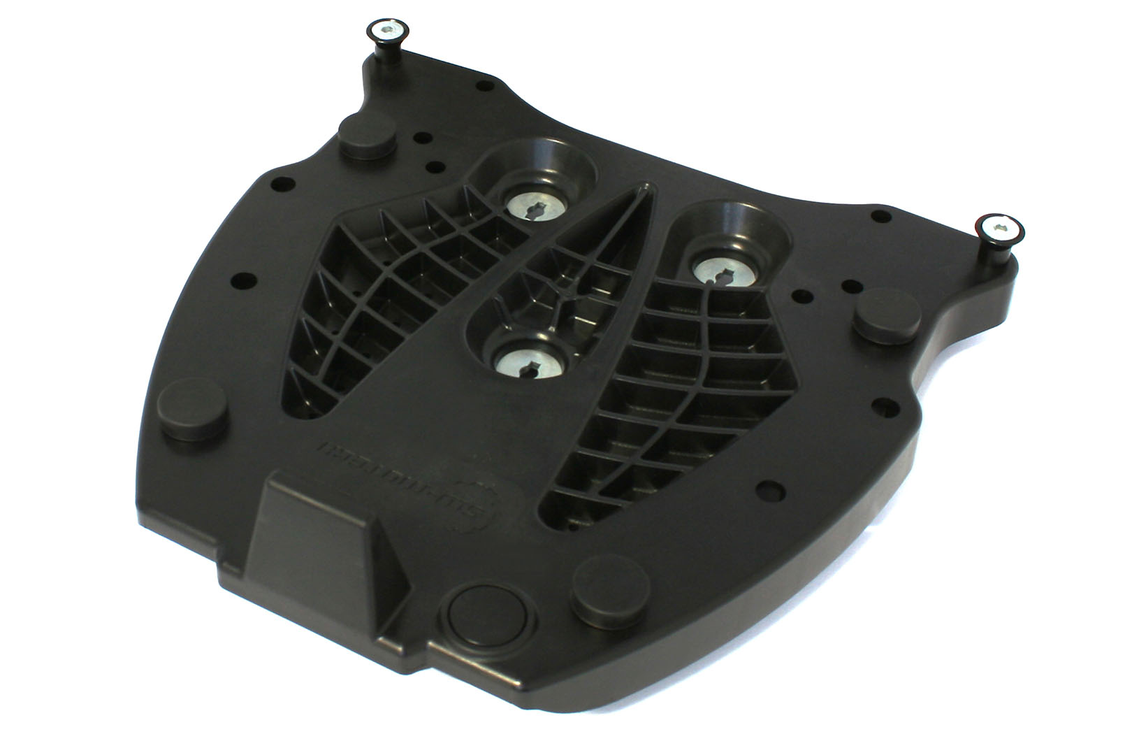 SW-Motech Adapterplatte für ALU-RACK Gepäckträger - Für Givi/Kappa Monokey. Schwarz., schwarz