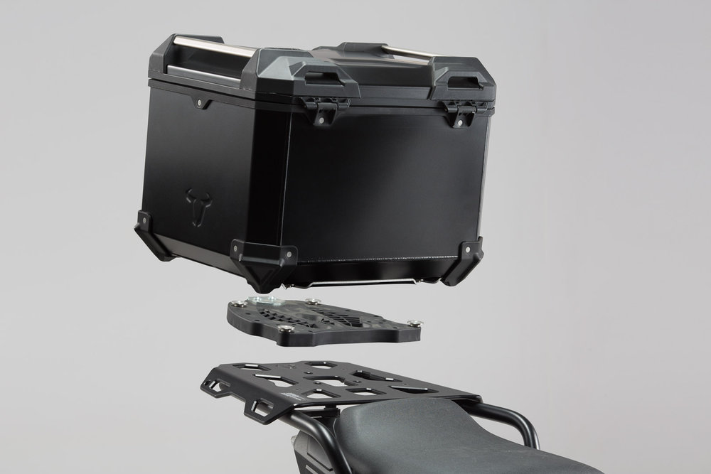 SW-Motech TRAX ADV top case system - Negro. Honda NC700 S/X (11-14) NC750 S/X (14-15).