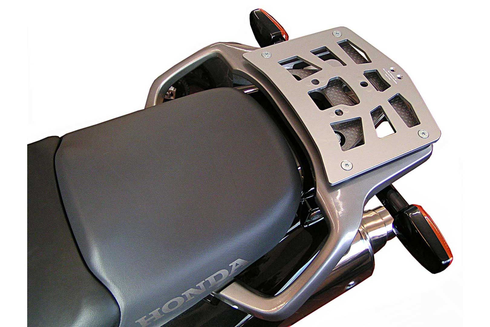 SW-Motech ALU-RACK Gepäckträger - Silbern. Honda XL125V / XL650V / XL1000V / XRV750., silber