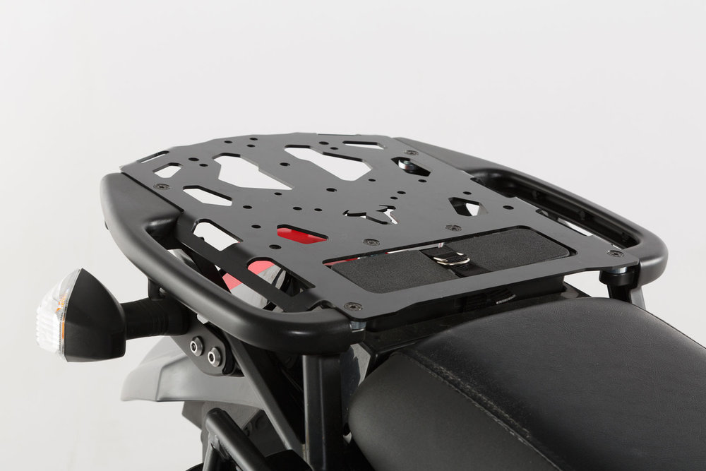 SW-Motech STEEL-RACK Gepäckträger - Schwarz. Kawasaki KLR 650 (08-18).