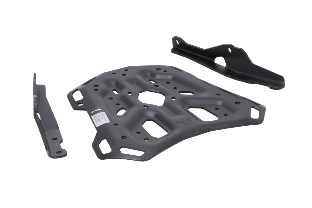 SW-モテックアドベンチャーラック-ブラック。カワサキヴェルシス650(14-)。