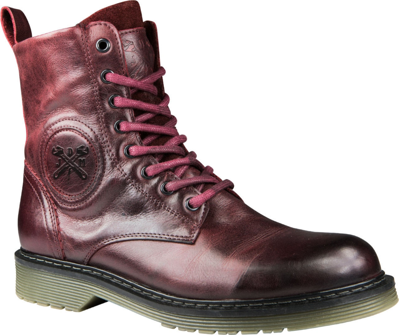 John Doe Sixty XTM Ladies Motorcycle Shoes, red-purple, Size 36 for Women, red-purple, Size 36 for Women