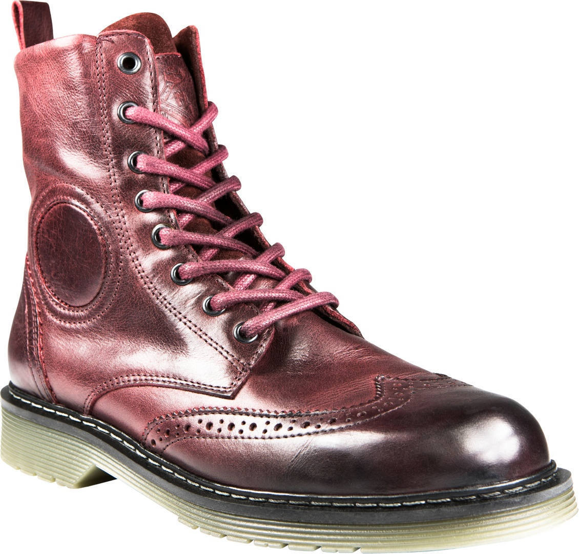 John Doe Sixty Budapest XTM Dames motor schoenen, rood-donkerrood, afmeting 39 voor vrouw