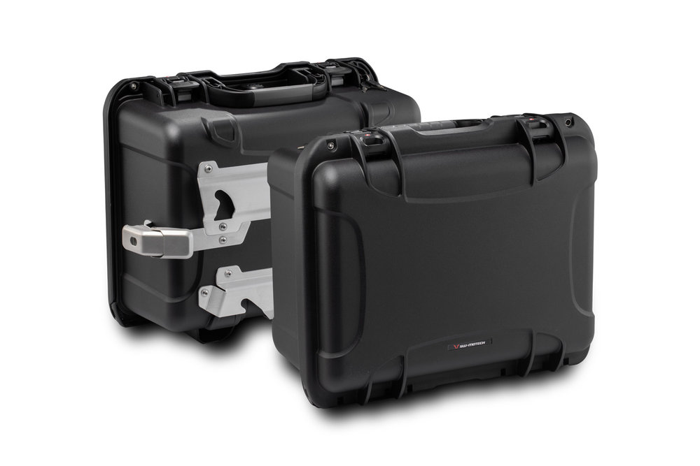 SW-Motech NANUK side case set - Black. 2 x 35 l. In pairs.