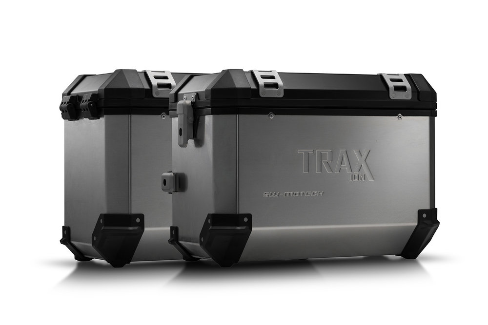 SW-Motech TRAX ION sistema di cassa in alluminio argento 45/45 litro - Honda XL 700 V Transalp (07-12)