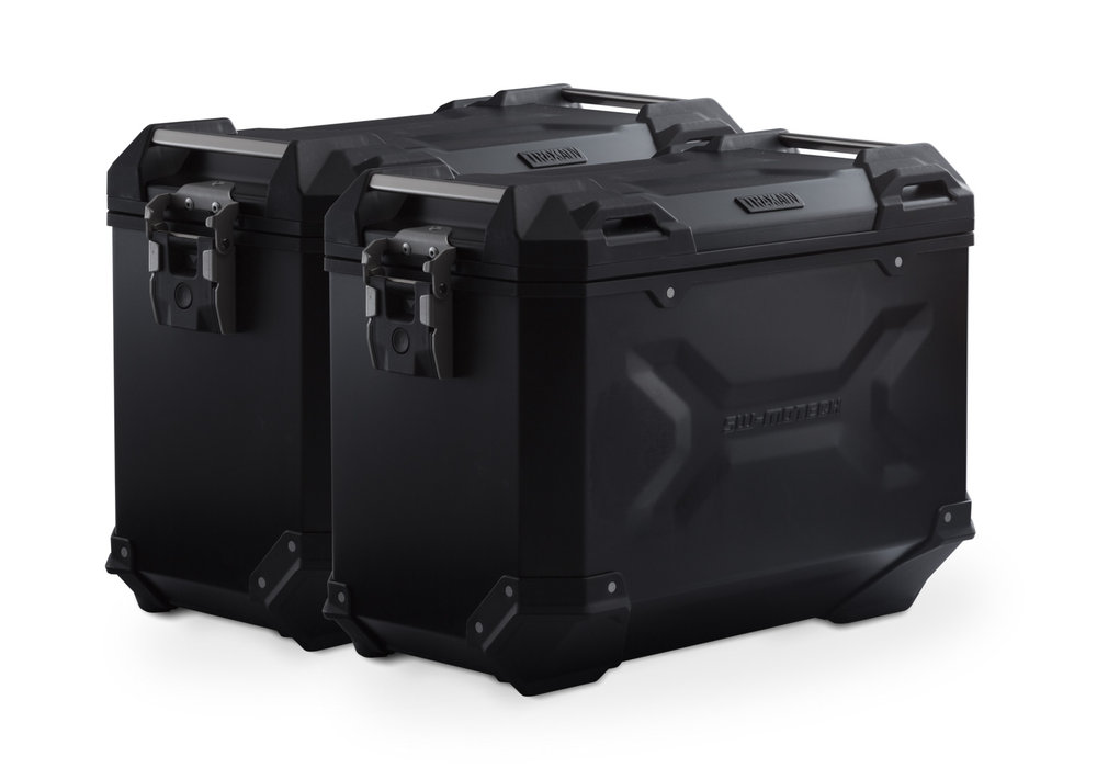 SW-Motech TRAX ADV aluminium case system - Black. 45/45 l. Honda VFR800X Crossrunner (15-).