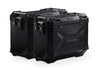 Sistema di valigie in alluminio SW-Motech TRAX ADV - Nero. 45/37 l. CRF1000L Africa Twin (15-17).