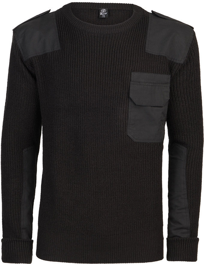 Brandit BW Pullover, black, Size 2XL, black, Size 2XL