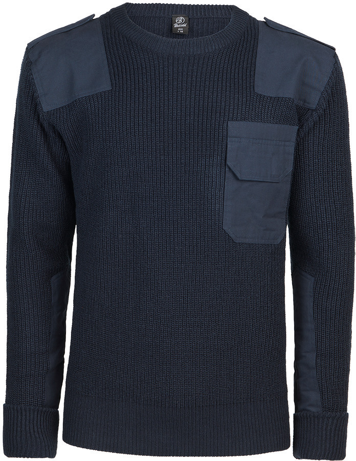 Brandit BW Pullover, blue, Size 2XL, blue, Size 2XL
