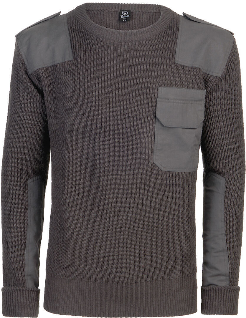Image of Brandit BW Pullover, nero-grigio, dimensione 4XL